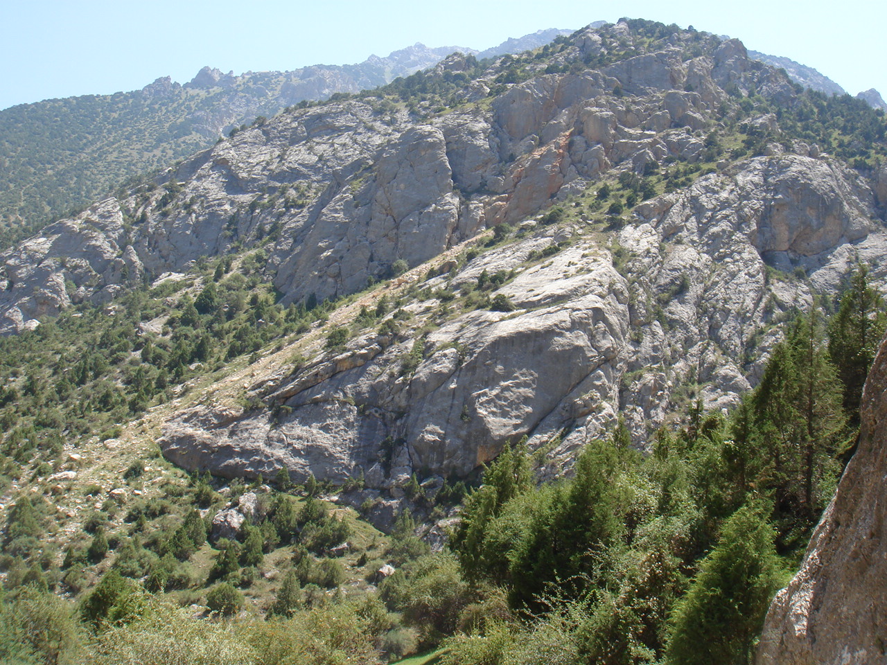 Скалы в ущелье Галуян, район Хайдаркана