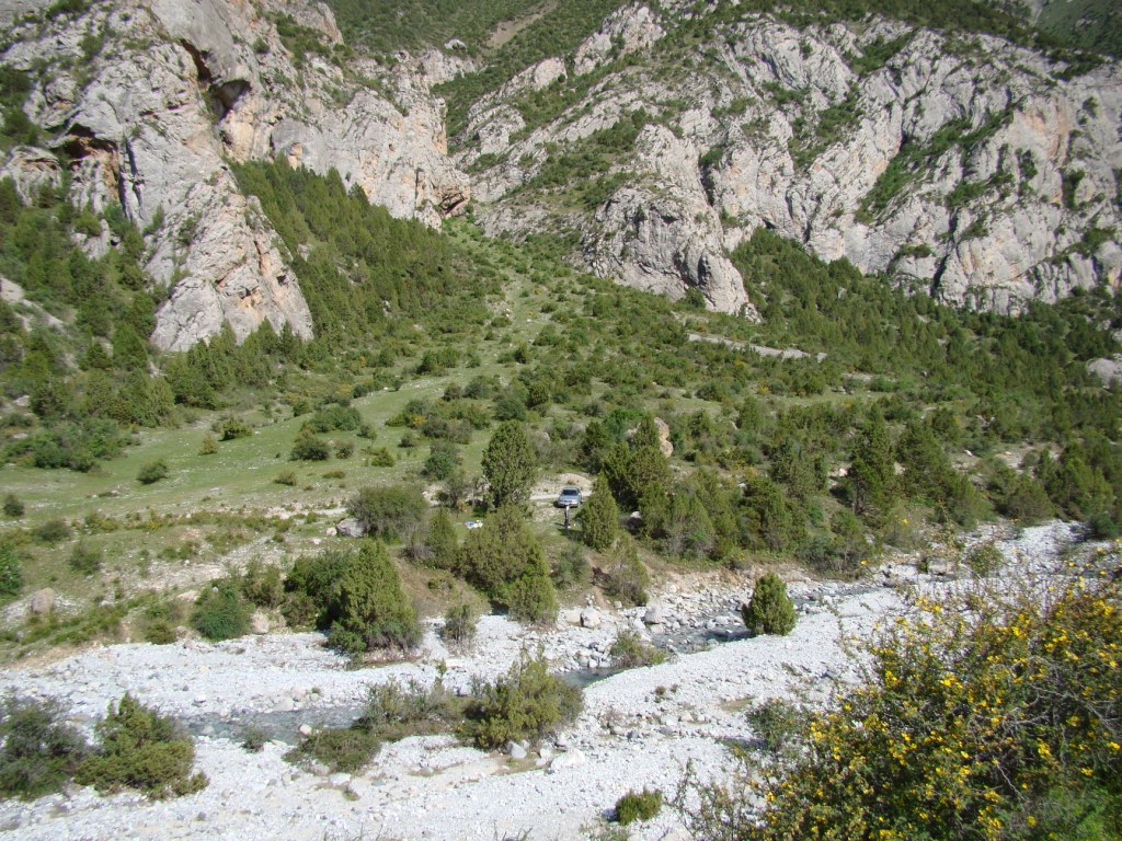 Вид на горную речку Галуян