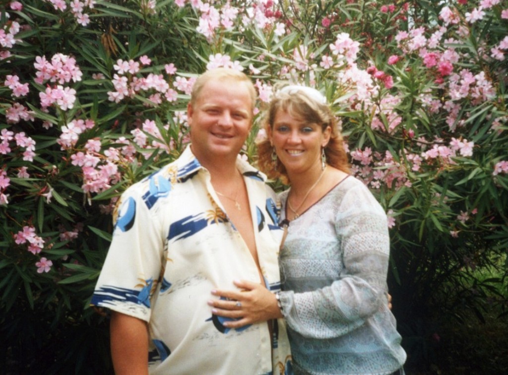 Лето 2005 года, на югах с женой Олей.