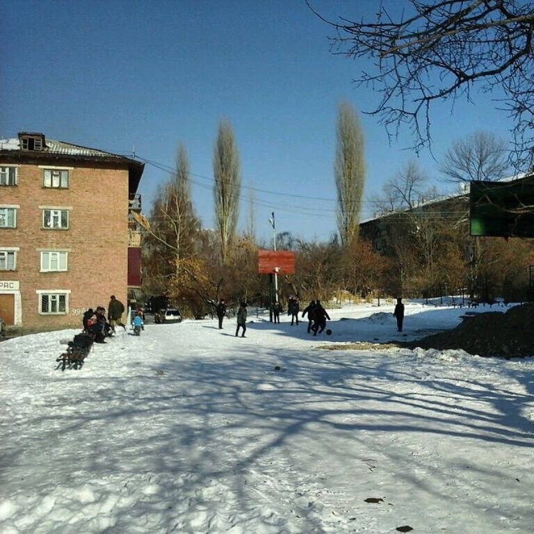 Зимний футбол в Айдаркане
