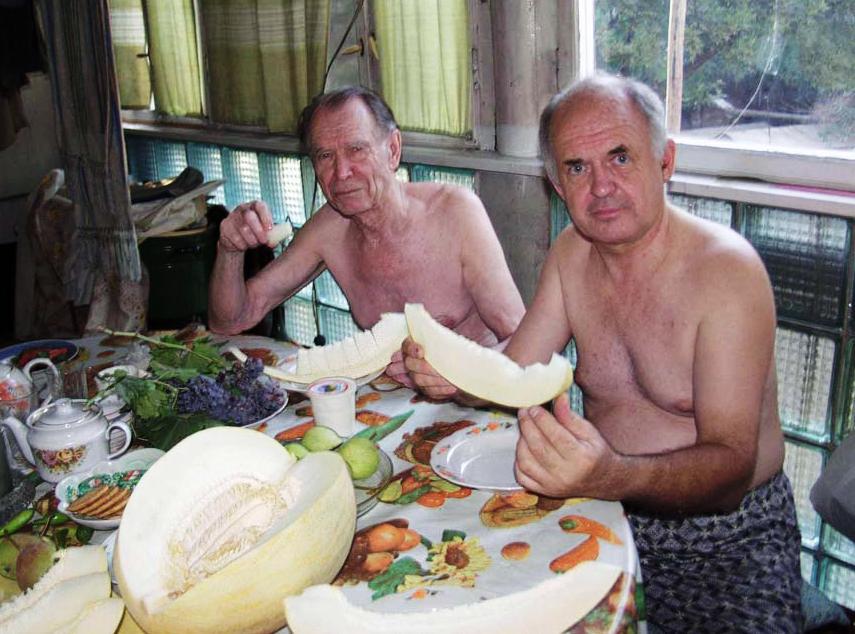 Е. В. Кирилин с отцом, г. Ташкент, 2005 г.