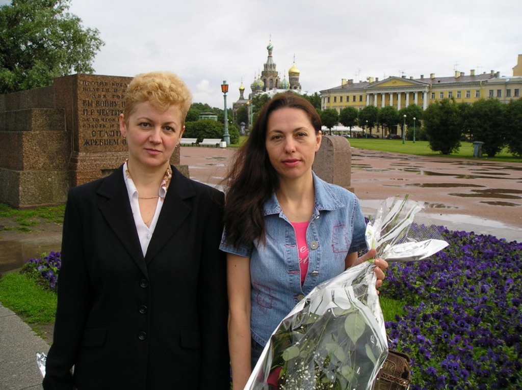 Шевченко Лена и Поделякина Ирина, Питер, 2007 год